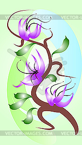 Flowers - vector clip art