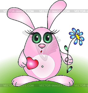 Little rabbit - vector clip art