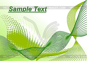 Abstract green background - vector clip art