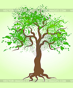 Green tree - vector clipart