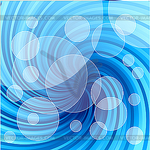 Blue abstract background - royalty-free vector clipart