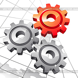 Gears - vector image