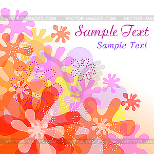 Floral background - vector clip art