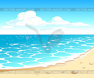 Seascape - vector image