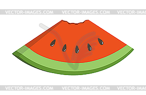 Арбуз часть - стоковый векторный клипарт