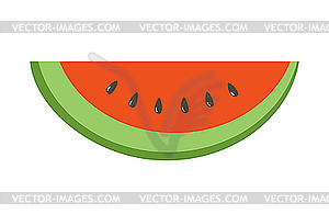 Watermelon piece - vector clip art