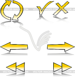 Web symbol set - vector clipart