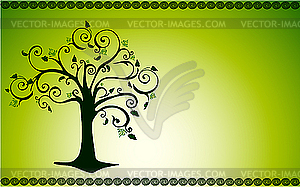 Abstract tree - vector clip art