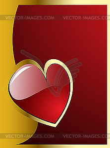 Valentine`s heart - vector image