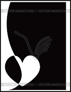 Valentine`s heart - vector clipart