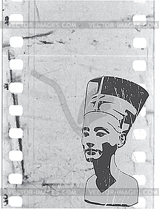 Head of Nefertiti - vector image