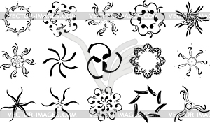 Set of patterns for design - vector image