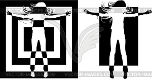 Abstract silhouette - vector image