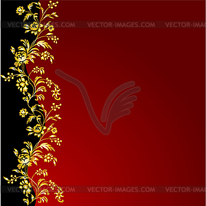 Floral background - vector clip art