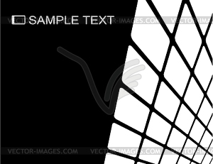 Black and white abstract background - vector clipart