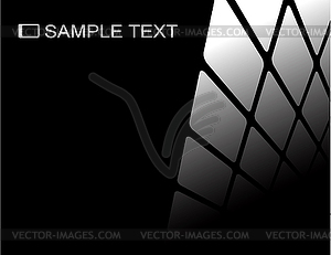 Black and white abstract background - vector image