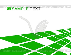 Green abstract background - vector image