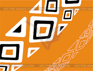 Ethnic retro background - vector clipart