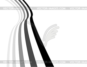 Черно-белый абстрактный фон - векторное изображение EPS