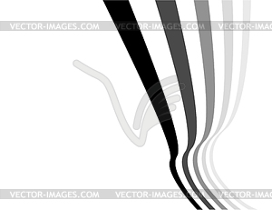 Черно-белый абстрактный фон - изображение в векторном виде