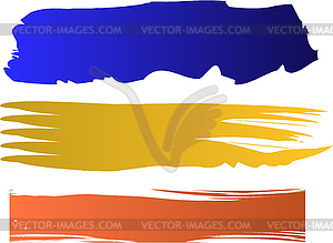 Color banners set - vector EPS clipart