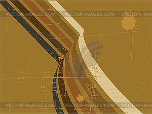 Brown abstract background - vector image