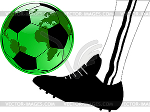 Abstract sport soccer background - vector EPS clipart