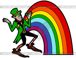 Leprechaun - vector clipart