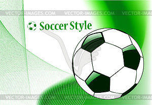 Abstract sport soccer background - stock vector clipart