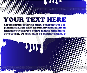 Grunge background with place for your text - vector clipart