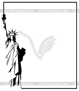 Statue of Liberty - vector EPS clipart