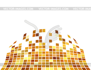 Golden abstract background - vector clip art