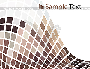 Brown abstract background - vector image