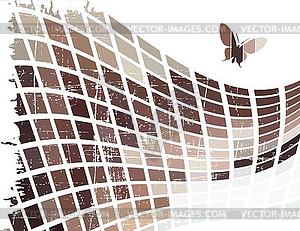 Brown abstract background - vector clipart / vector image