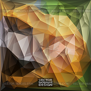 Multicolor ( Green, Yellow, Brown ) Design - vector image