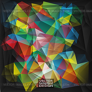 Multicolor ( Red, Green, Blue, Yellow ) Design - vector clipart