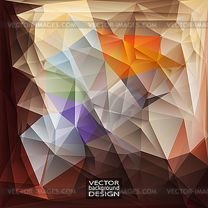 Многоцветный (коричневый, желтый, оранжевый) Дизайн - векторное изображение клипарта