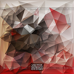 Geometric Triangular Abstract Modern Background - vector clip art