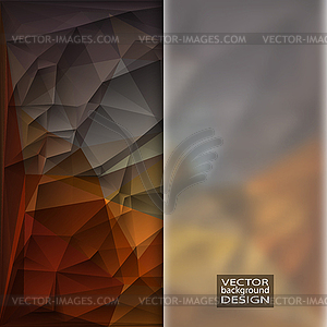 Multicolor Design Templates with Frosted Glass - vector EPS clipart