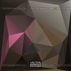 Geometric Triangular Abstract Modern Background - vector image