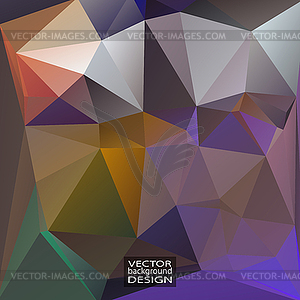 Geometric Triangular Abstract Modern Background - vector clipart