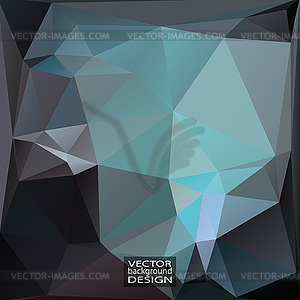 Geometric Triangular Abstract Modern Background - vector image