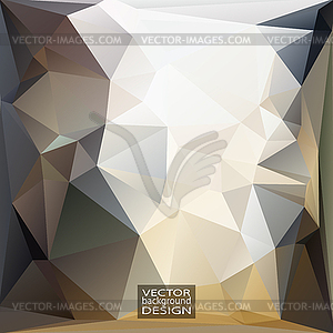 Geometric Triangular Abstract Modern Background - vector image