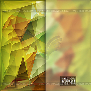 Multicolor Design Templates with Frosted Glass - vector clip art