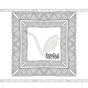 Doodle Border Frames - vector clipart / vector image