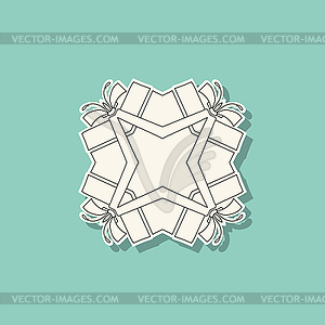 Geometric Abstract Background - color vector clipart