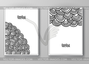 Set of abstract design templates - vector clipart