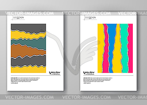 Set of abstract design templates - vector clip art
