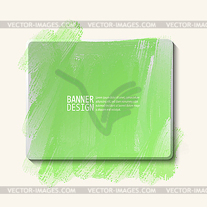 Abstract artistic Background with paint element - vector clip art