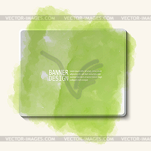 Abstract artistic Background with paint element - vector image